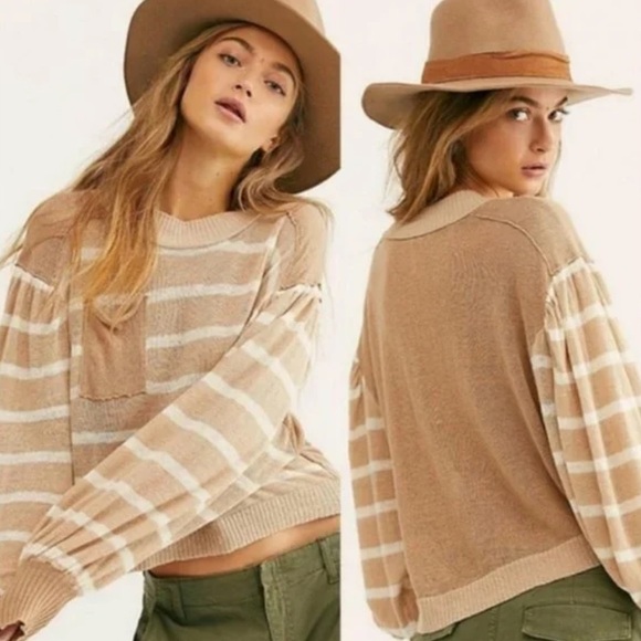 FP Movement by Free People Tops - FREE PEOPLE Between The Lines Pullover Sweater
